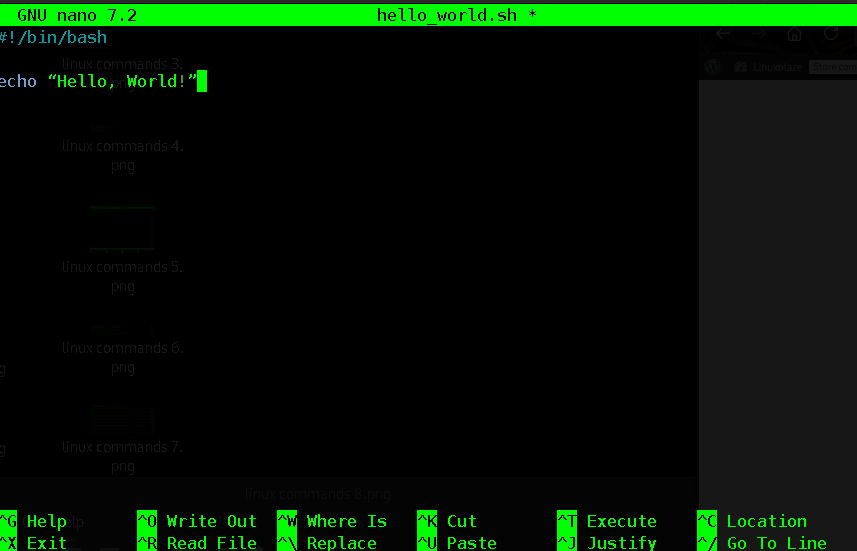 bash scripting -linuxblaze