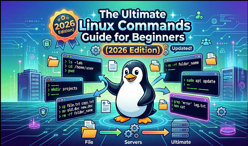 Simple Linux Hardware The Ultimate Beginner's Guide to Linux Commands: 2026 Edition - Linuxblaze