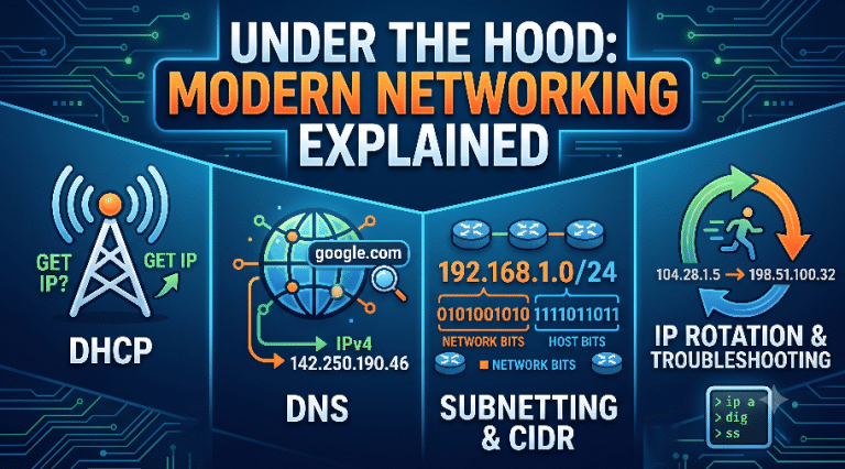 From DHCP to CIDR: The Modern Guide to How the Internet Actually Works